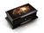 Elegant 3.36 Note Reuge Music Box with Red and White Rose Wood Inlay